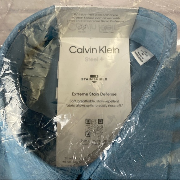 Calvin Klein Dress Shirt Size 15 NWT - Picture 2 of 5